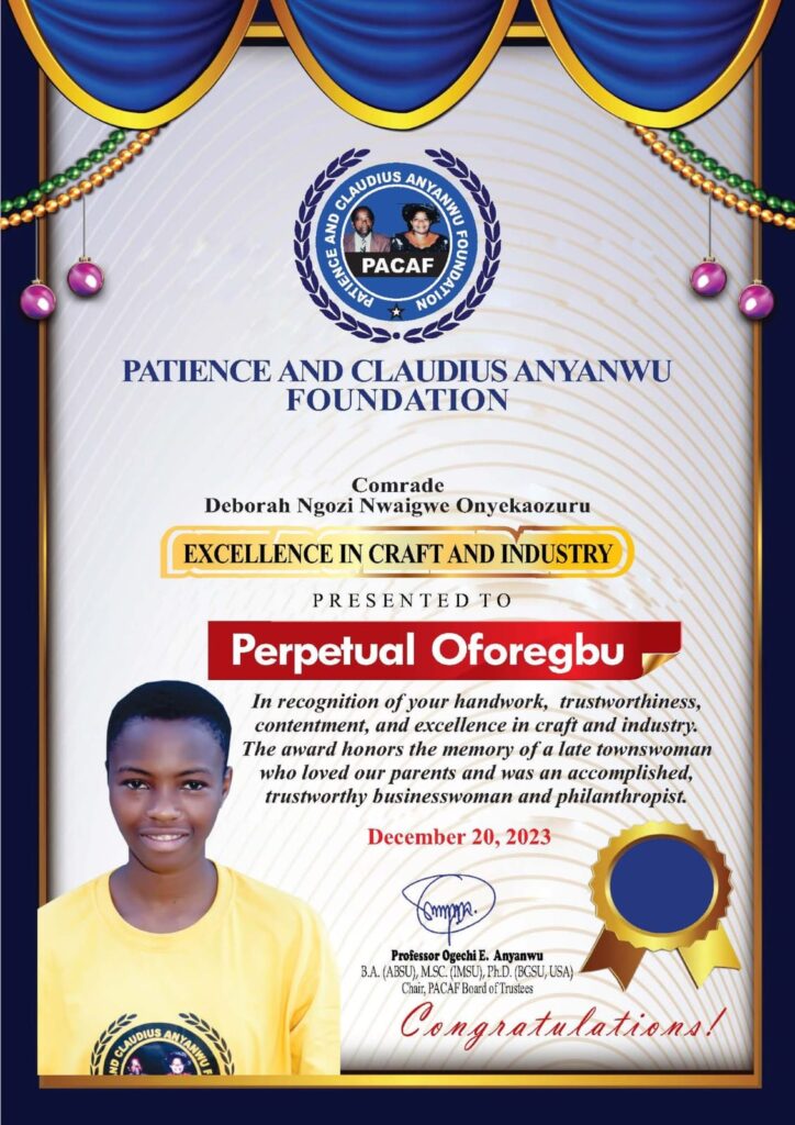 Excellence In Craft And Industry