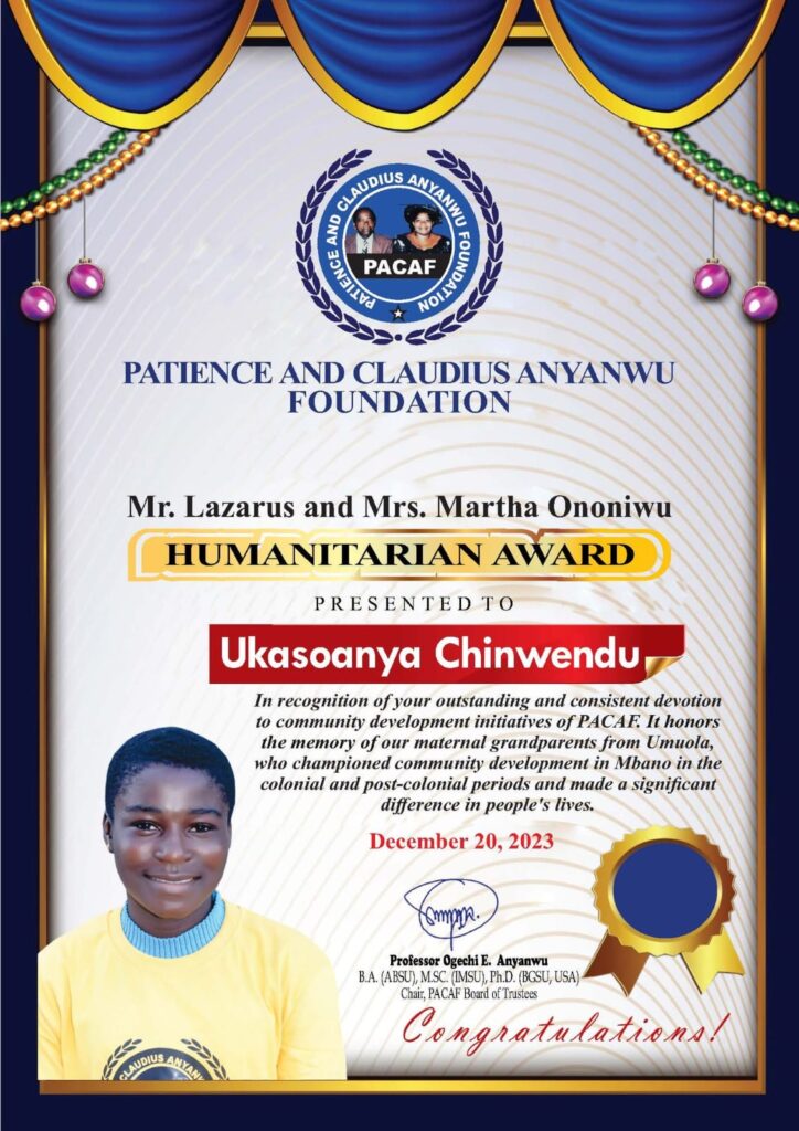 Humanity Award