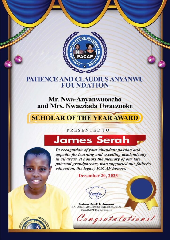 Scholar Of The Year